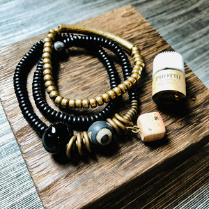 栄。擴香木香薰飾物 - 復古銅手鏈/頸鏈 Sakae Wood Diffuser Accessory - Copper strap