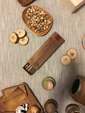 木。方筆盒 Wooden Pencil Case