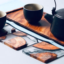 松木。樹脂杯墊 Pine Resin Coaster