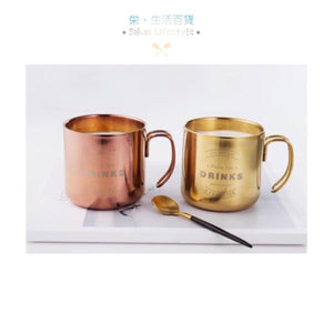 山系風格。不銹鋼杯