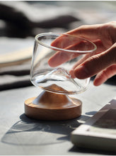 木山。玻璃杯 Whiskey Glass with Mountain Coaster