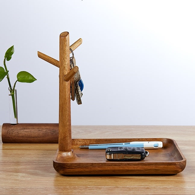 樹枝。掛飾木碟 - 相思木 Wooden Twig Accessory Plate - Acacia Wood